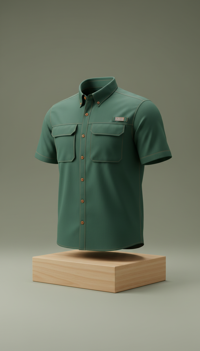 Evergreen UPF fishing shirt