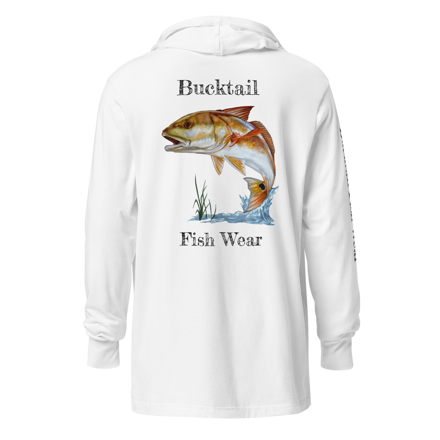 White UPF 50 Hooded
