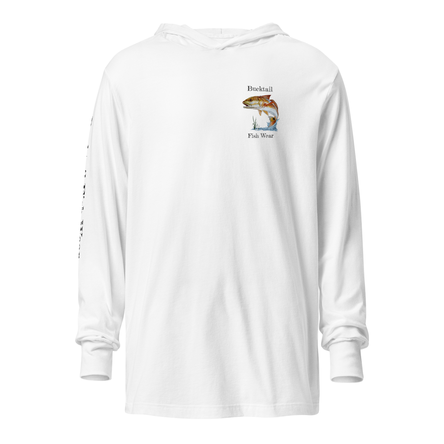 White UPF 50 Hooded