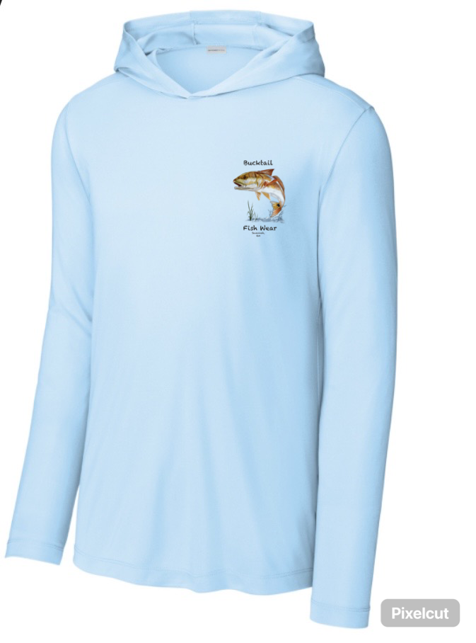 AMF light blue UPF hooded