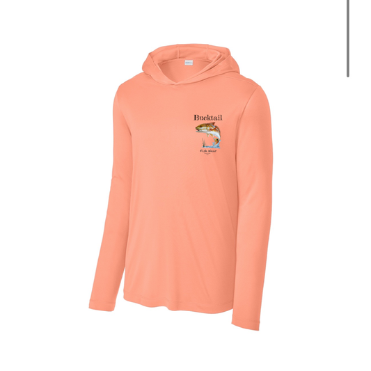 Coral UPF long sleeve hooded