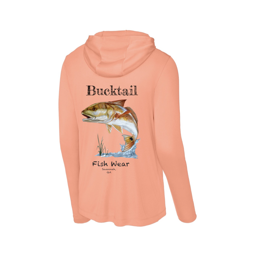 Coral UPF long sleeve hooded