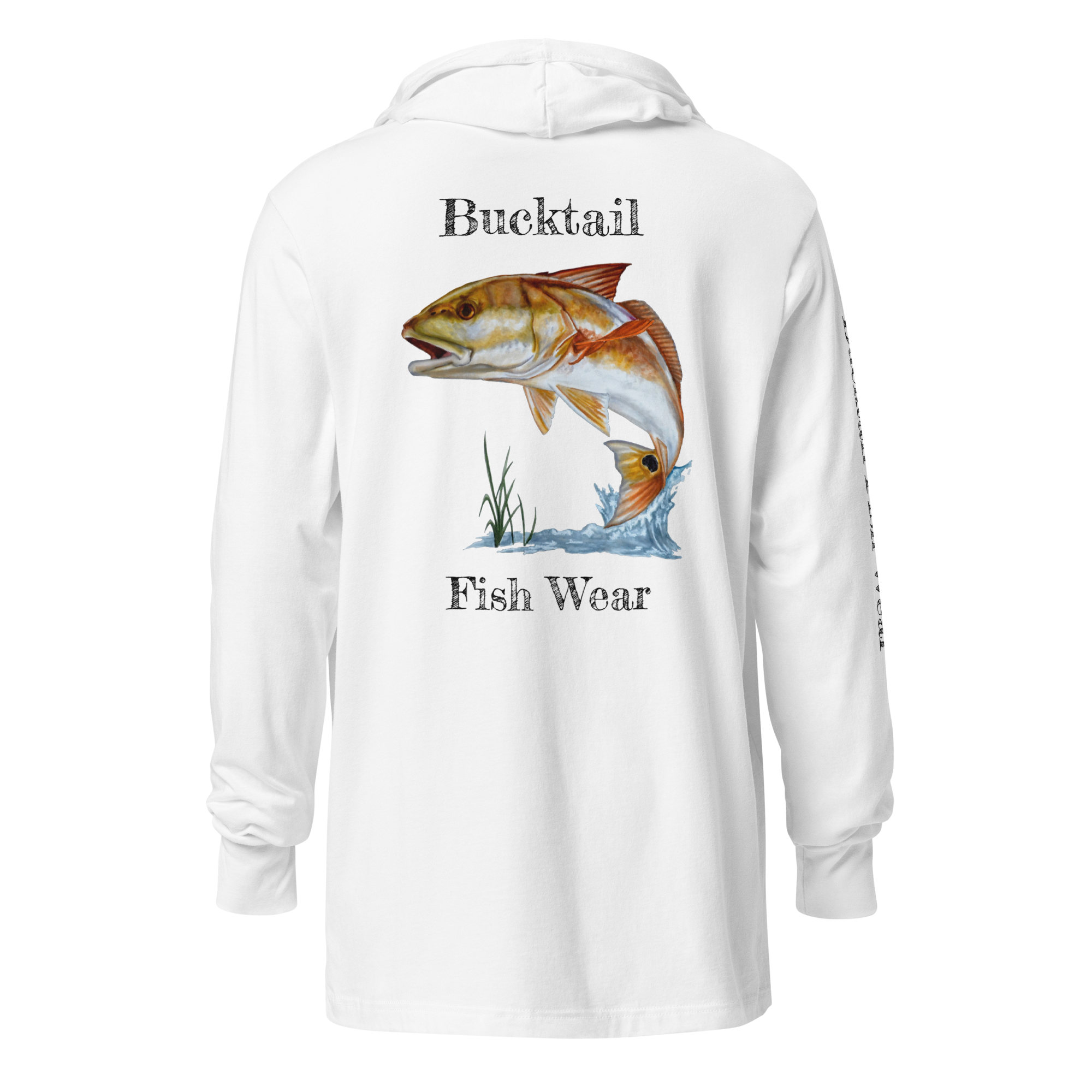 White UPF 50 Hooded