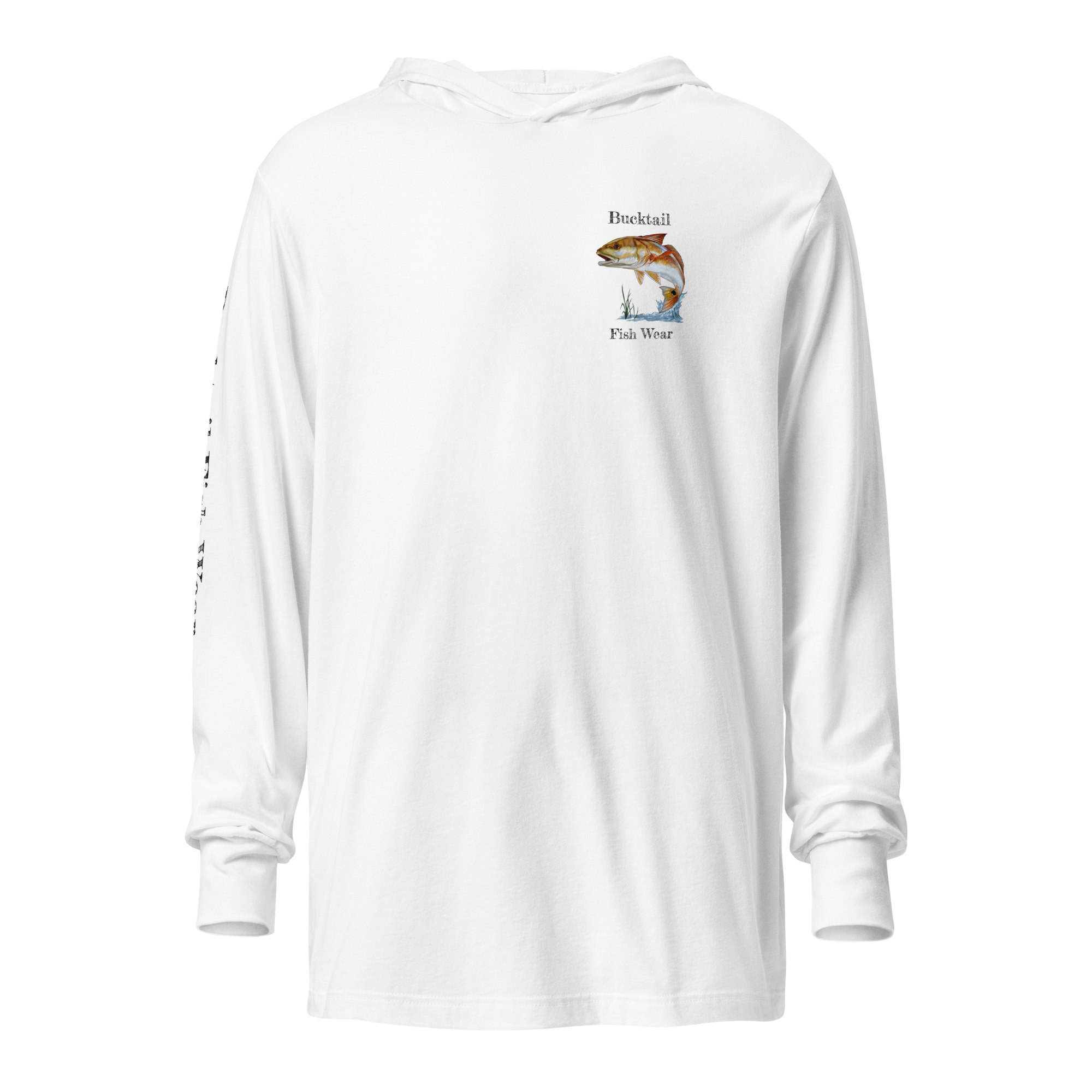 White UPF 50 Hooded