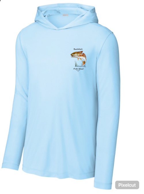 AMF light blue UPF hooded